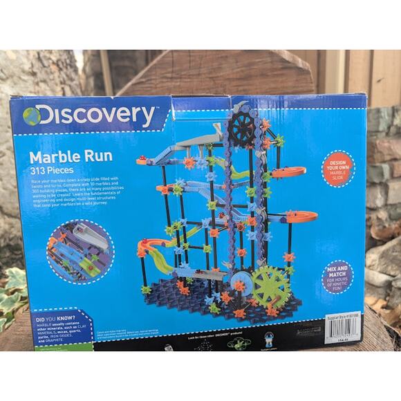 DISCOVERY Marble Run 313 Pieces STEM Kinetic Fun - Picture 9 of 12